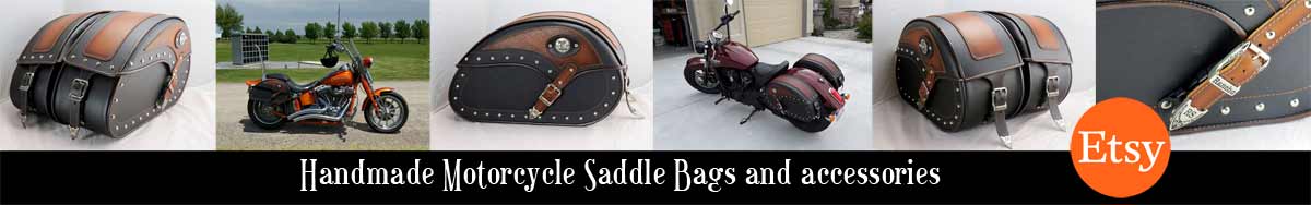 Handmade Motorcycle Saddle Bags and Accessories